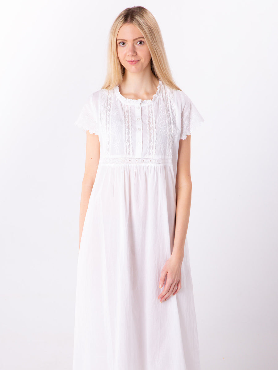 White Victorian Nightgown Robbies London
