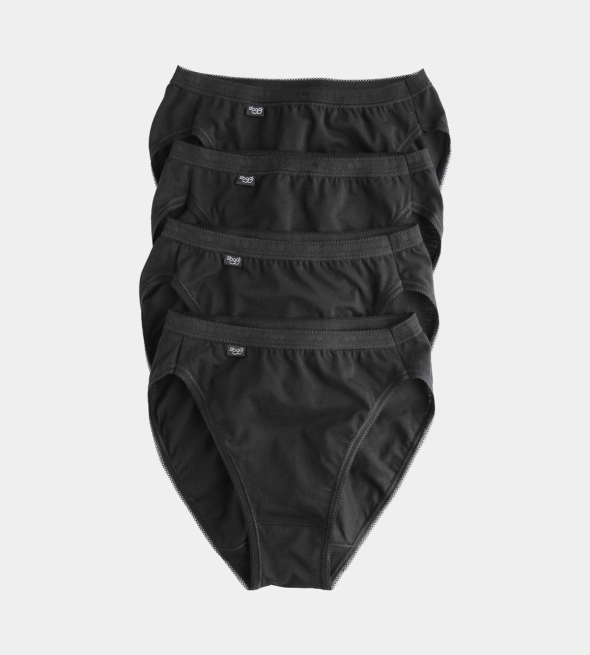 Sloggi Basic Tai 4 pk Black Robbies London